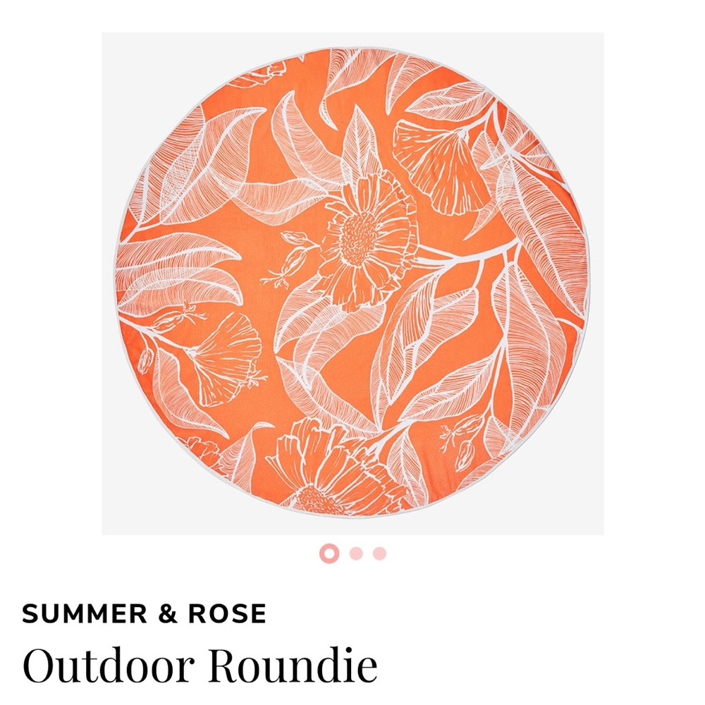 Summer & rose outdoor blanket/beach towel